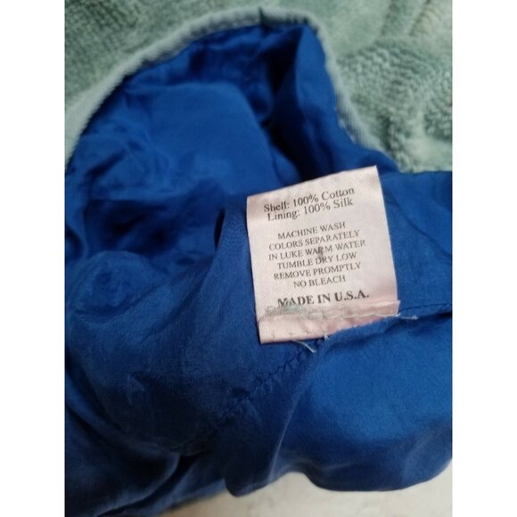 Onofrey Los Angeles Button Front Hoodie Fleece Cardigan Sweater Medium Green - Picture 4 of 6